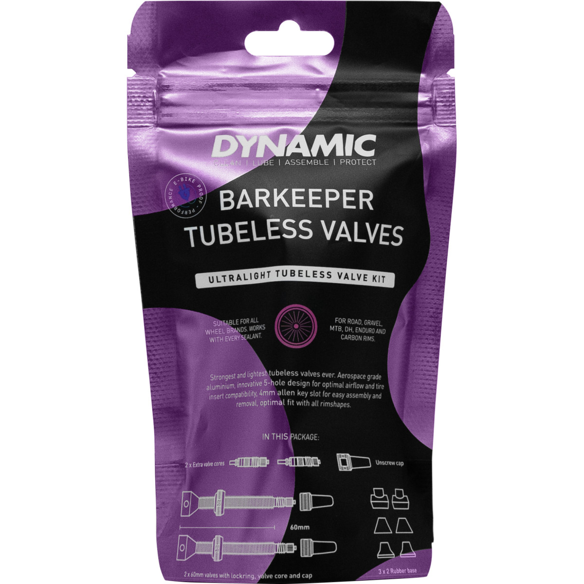 Dynamic Bar Keeper Tubeless bezkameru ventiļu komplekts | 44mm