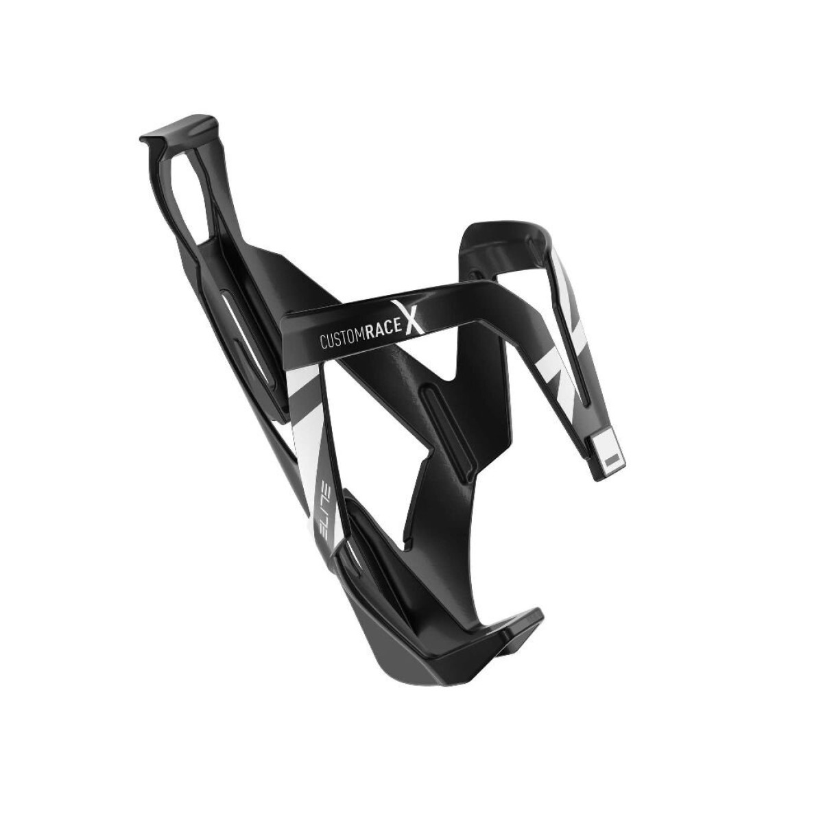 Elite Custom Race X pudeles turētājs | Black Glossy - White Graphic