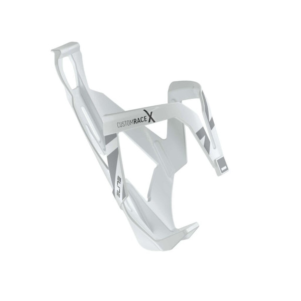 Elite Custom Race X pudeles turētājs | White Glossy - Grey Graphic