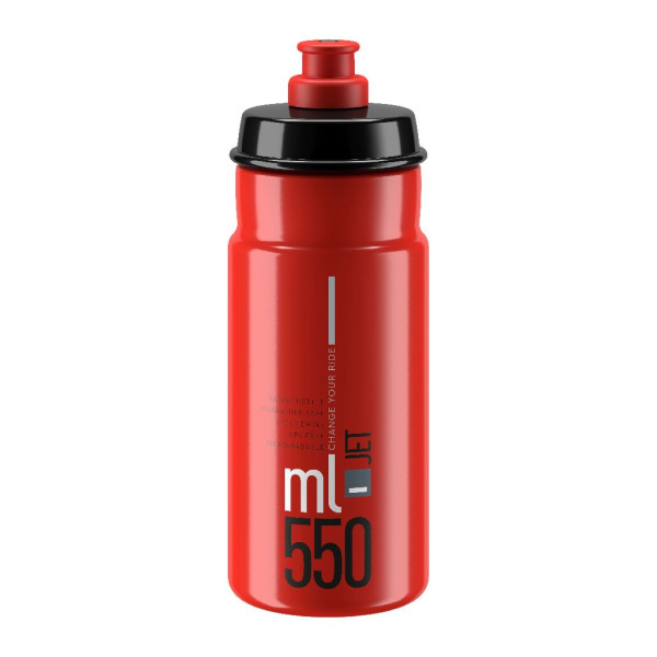 Elite Jet pudele 550 ml | Sarkana - pelēka