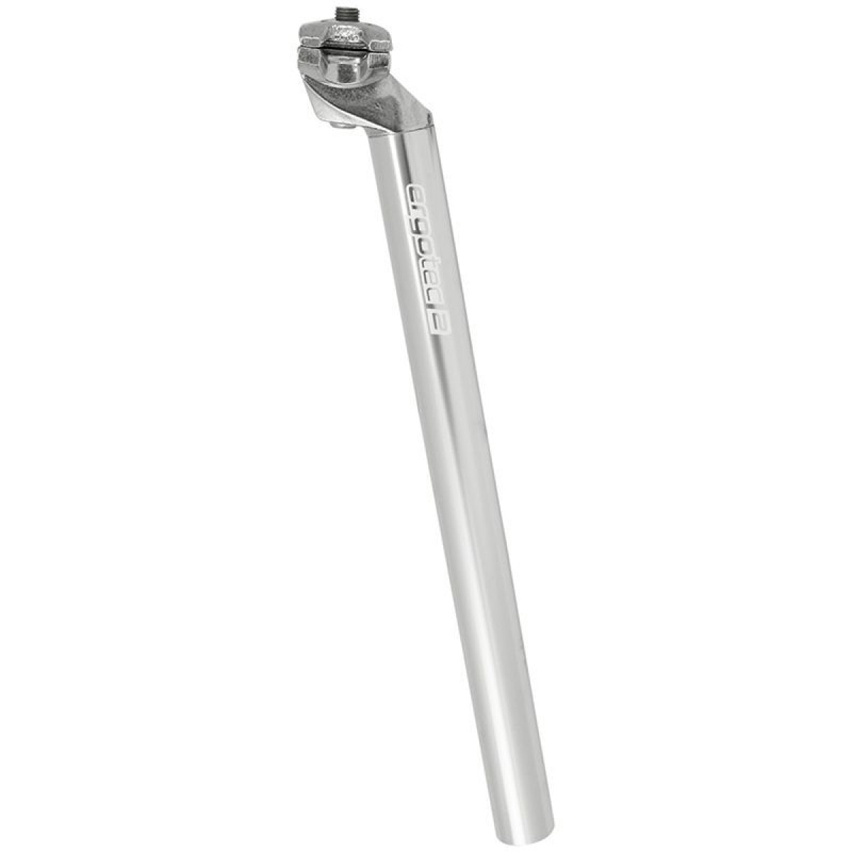 Ergotec CNC sēdekļa stute | 18mm Offset | 27.2mm | Silver