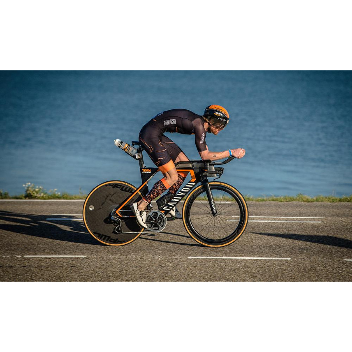 Fast Forward DISC Tubular Rim Brake karbonas aizmugurējais ritenis | DT350 | Black