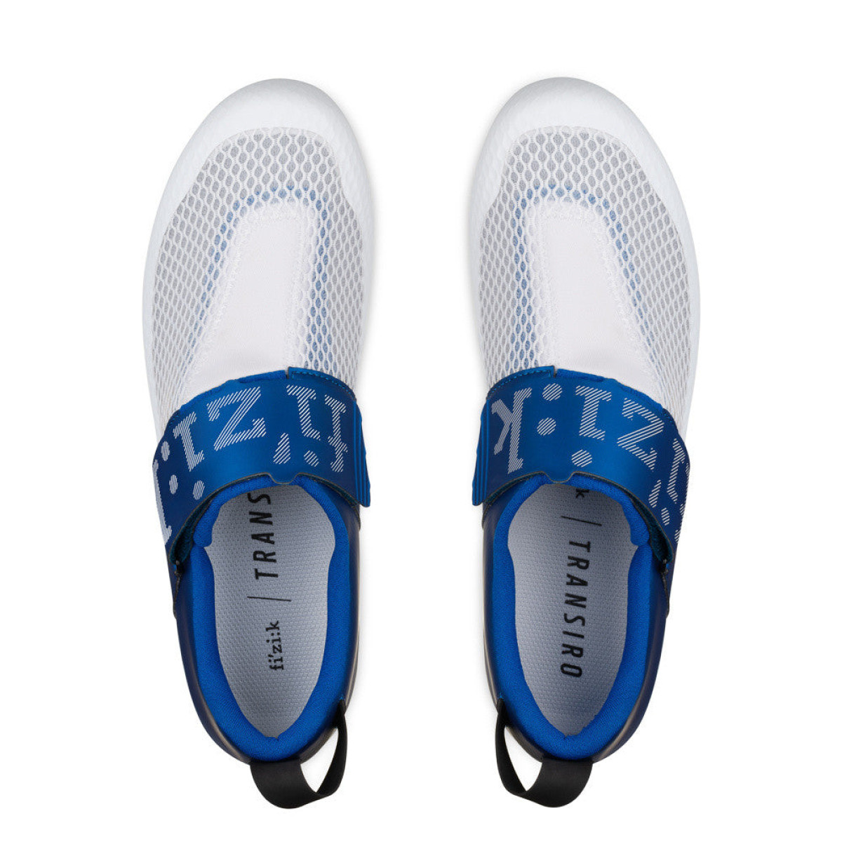 Fizik Transiro Hydra triatlona apavi | White - Metal Blue