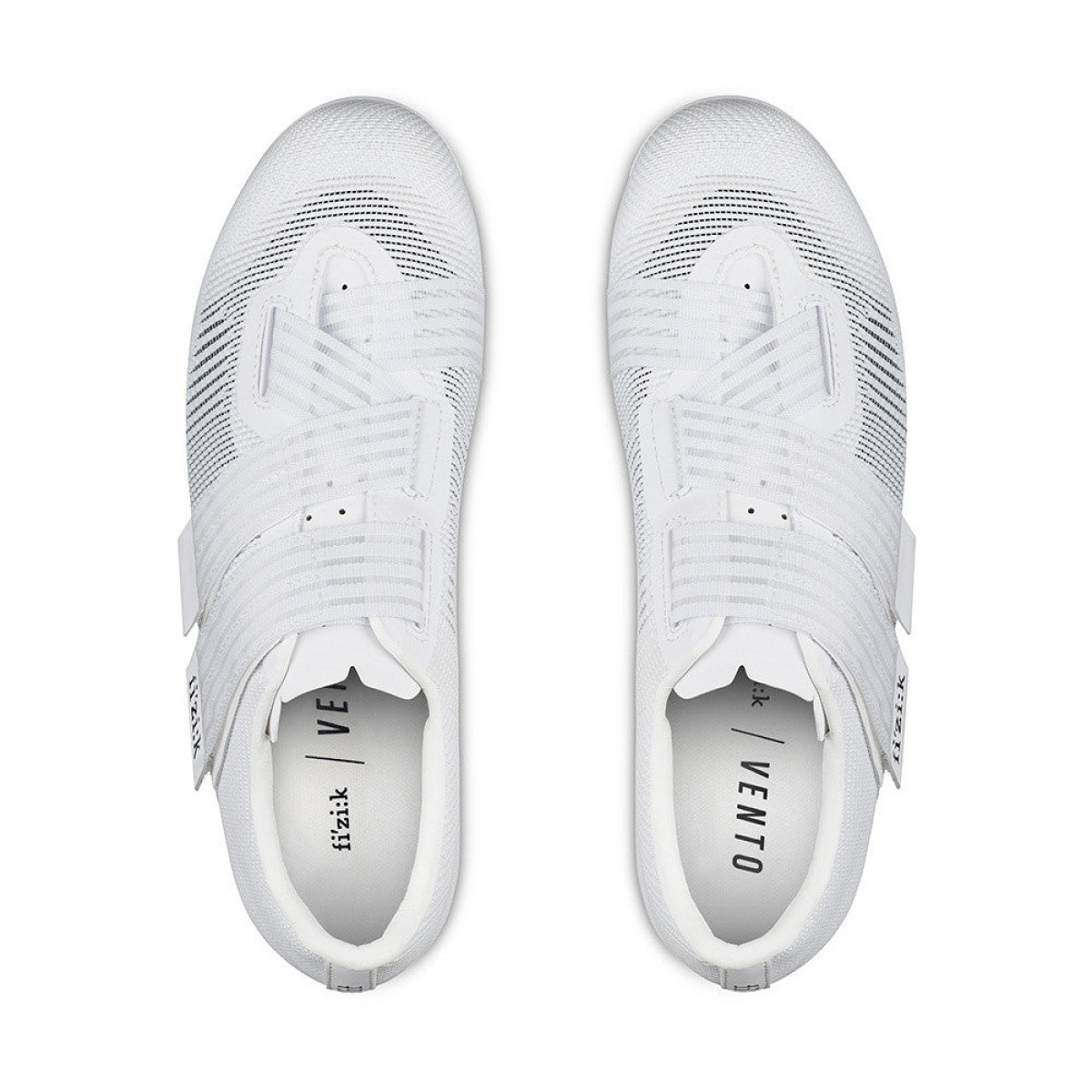Fizik Vento Powerstrap Aeroweave šosejas apavi | White - White