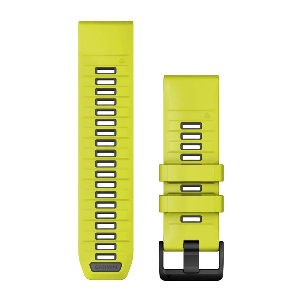 Garmin QuickFit® 26 silikona pulksteņa rokassprādze | Amp Yellow - Graphite