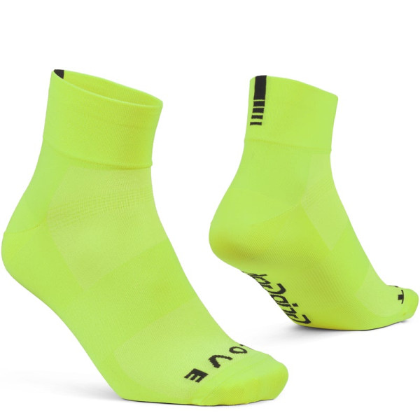 GripGrab Lightweight SL īsās zeķes | Yellow Hi-Vis