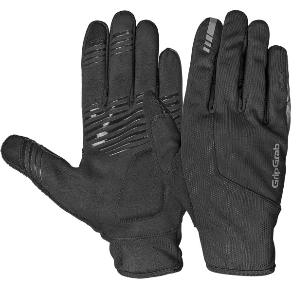 GripGrab Hurricane 2 Vēja necaurlaidīgi pavasara-rudens cimdi | Black