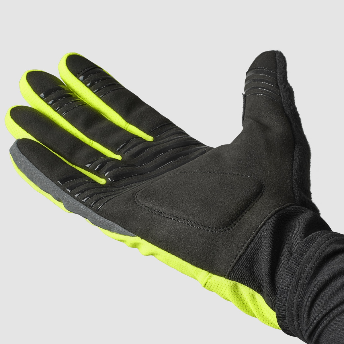 GripGrab Hurricane 2 Vēja necaurlaidīgi pavasara-rudens cimdi | Yellow Hi-Vis 