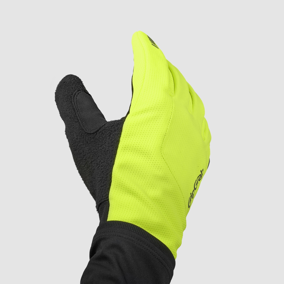 GripGrab Hurricane 2 Vēja necaurlaidīgi pavasara-rudens cimdi | Yellow Hi-Vis 
