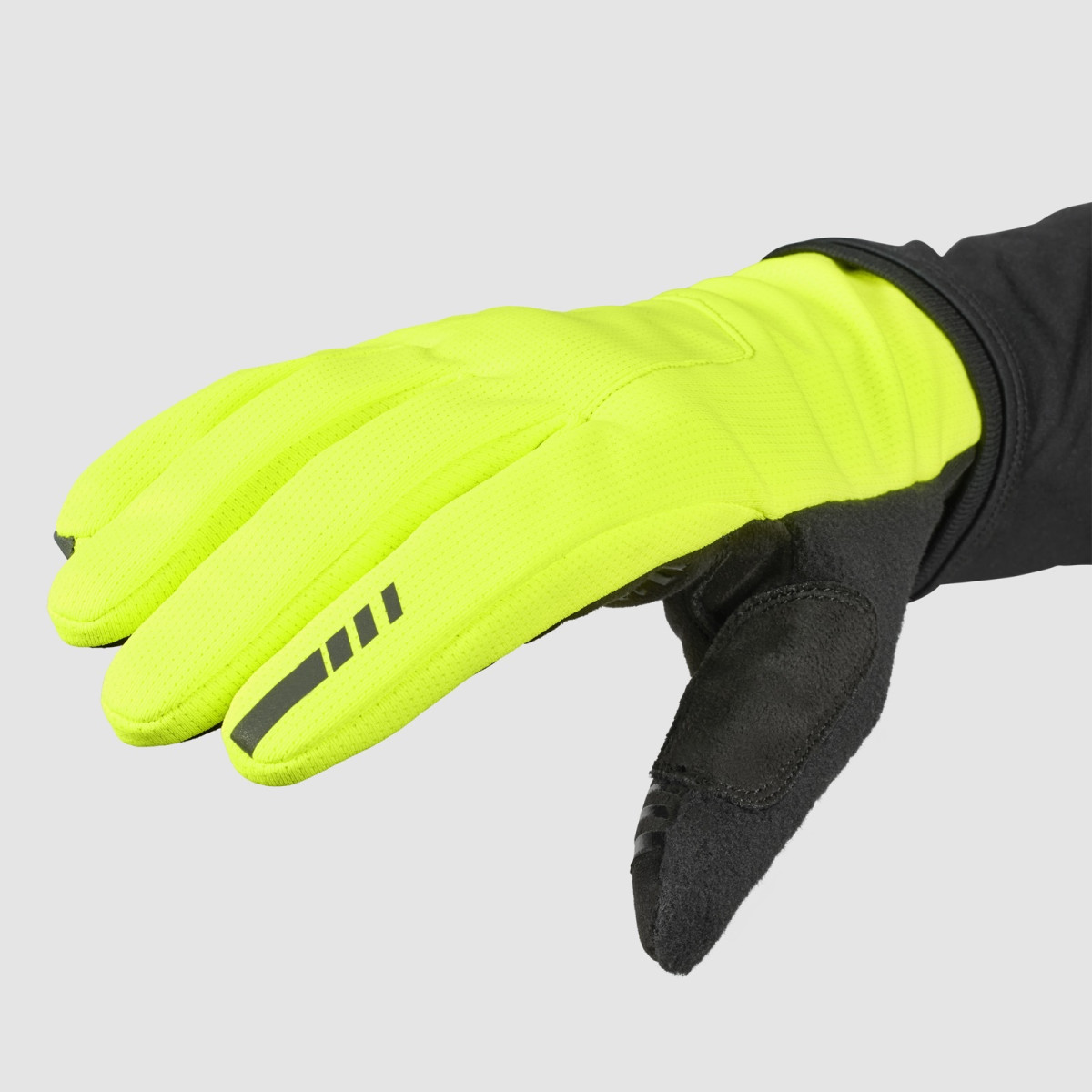 GripGrab Hurricane 2 Vēja necaurlaidīgi pavasara-rudens cimdi | Yellow Hi-Vis 