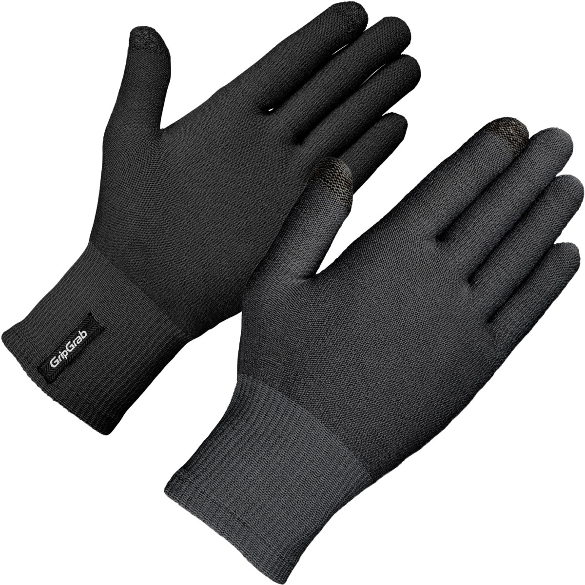 GripGrab Merino Liner cimdi | Melni