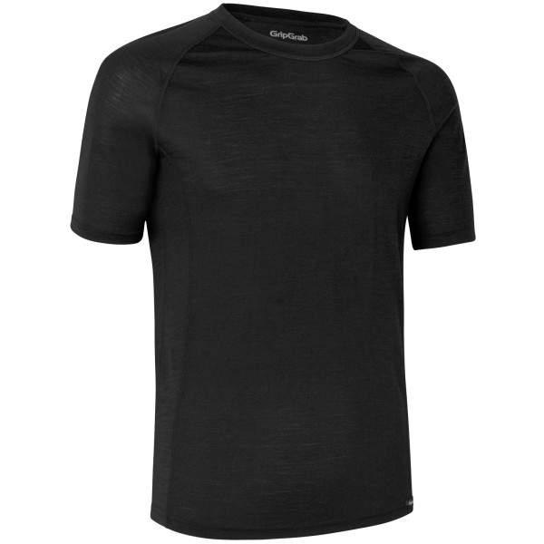 GripGrab Merino Polivinolīda īsās piedurknes apakškrekli | Black