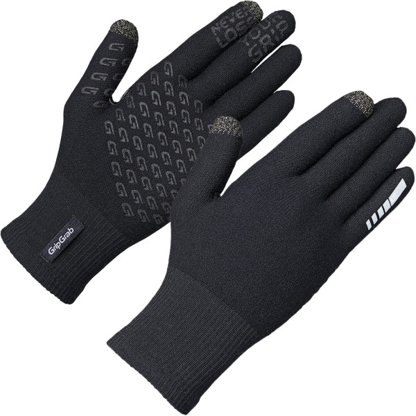 GripGrab Primavera 2 Merino pavasara-rudens cimdi | Black