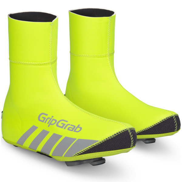 GripGrab RaceThermo Waterproof Winter Road mokasīni | Yellow Hi-Vis