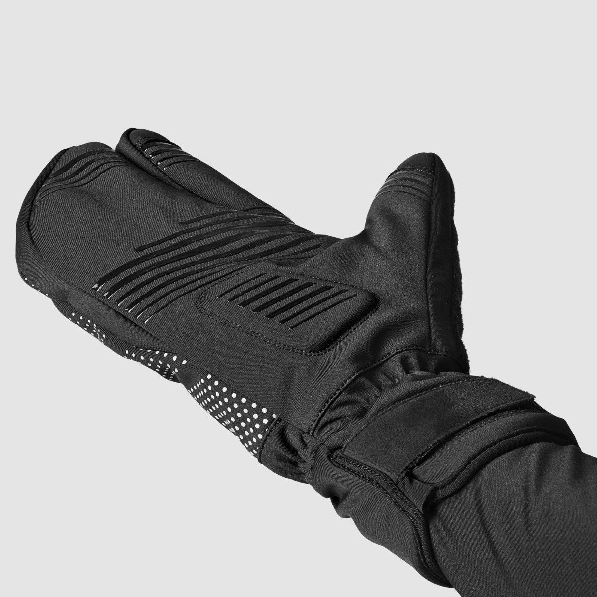 GripGrab Ride Vēja necaurlaidīgi dziļi ziemas cimdi Lobster Gloves | Black