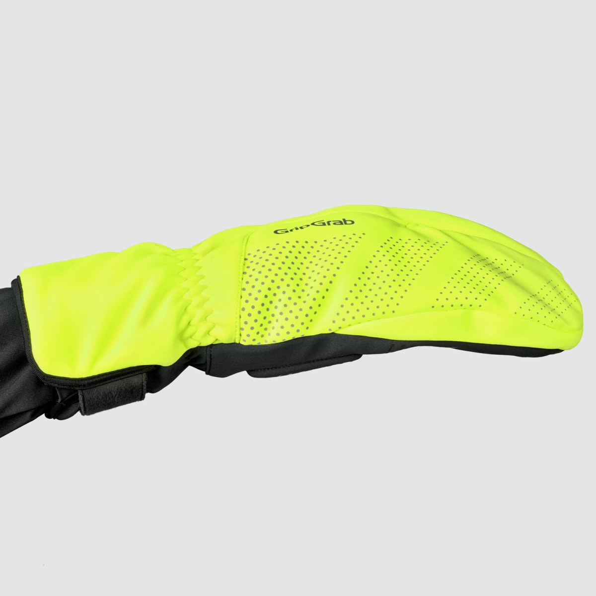 GripGrab Ride Vēja necaurlaidīgi dziļi ziemas omāra cimdi | Yellow Hi-Vis