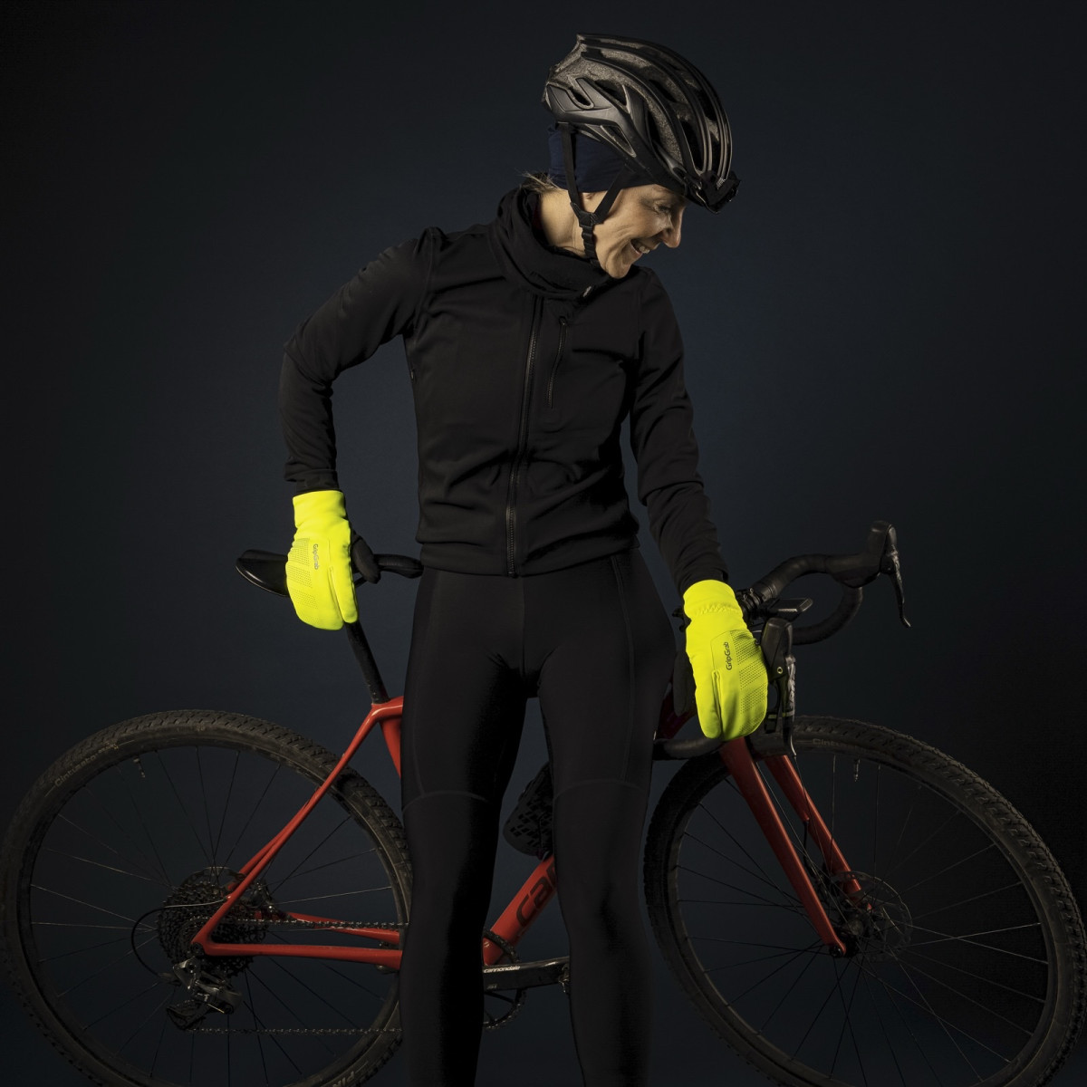 GripGrab Ride Vēja necaurlaidīgi dziļi ziemas omāra cimdi | Yellow Hi-Vis