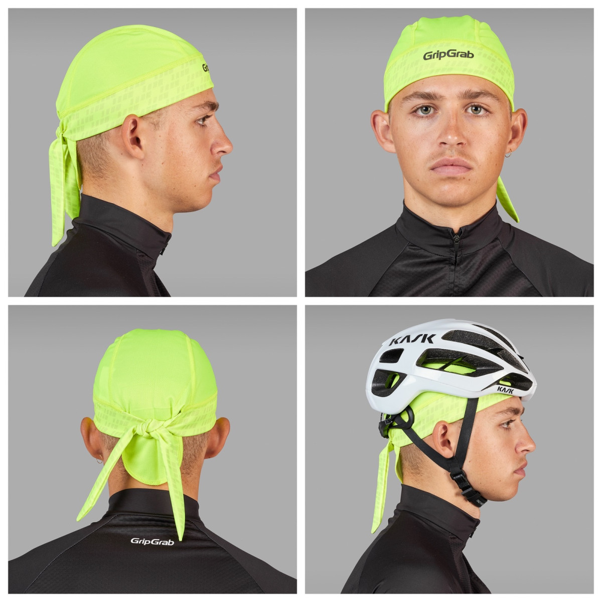 GripGrab šalle “Bandana” | Yellow Hi-Vis