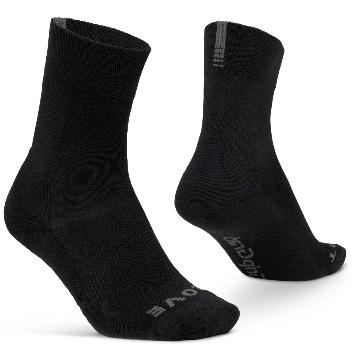 GripGrab Thermo SL ziemas zeķes | Melnas