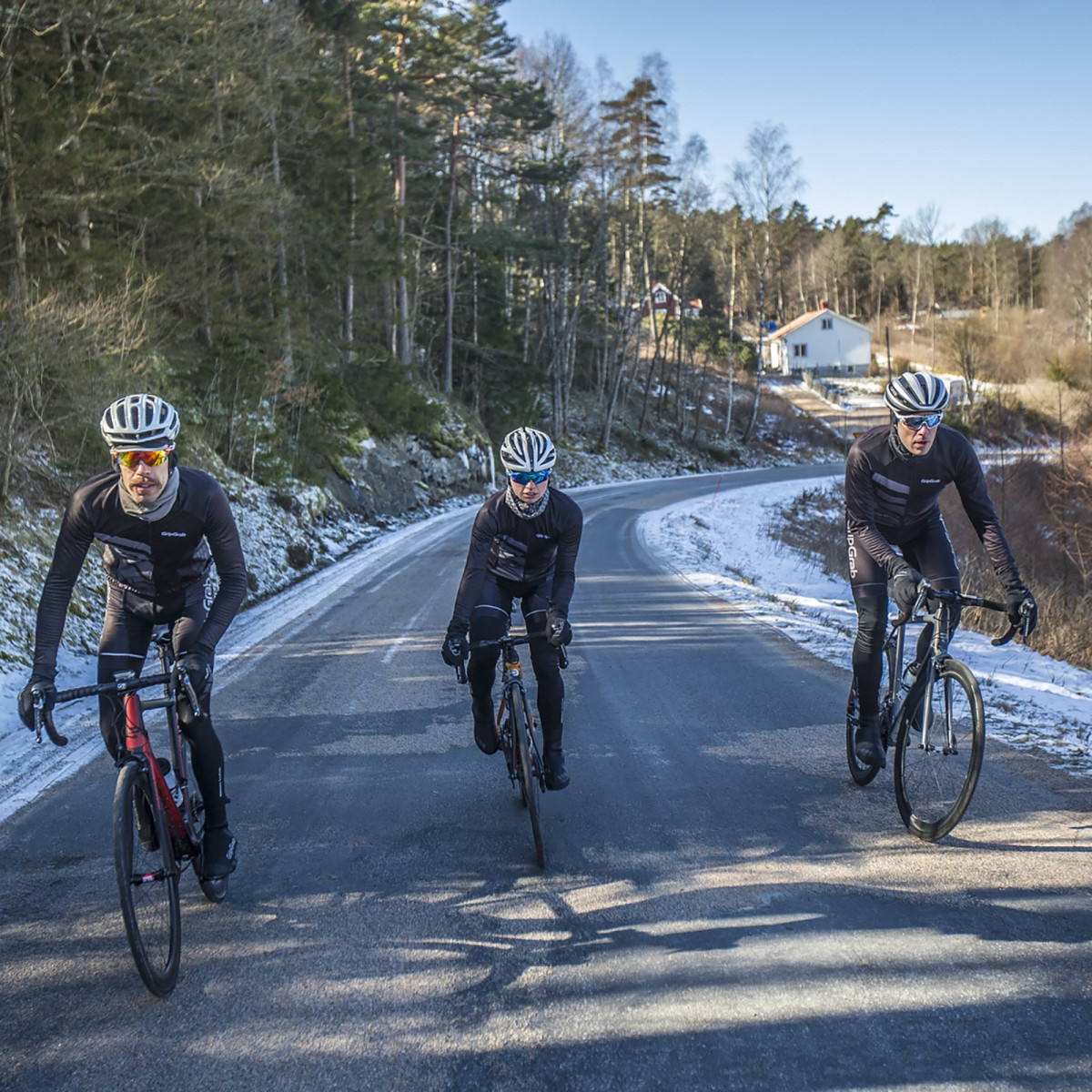 GripGrab Thermo SL Ziemas zeķes | Tumši zilas