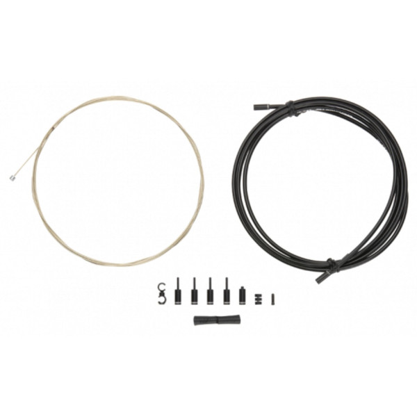 Jagwire 1xPro ātrumu pārslēgšanas kabeļu komplekts | SRAM/Shimano | Black Jagwire 1xPro ātrumu pārslēgšanas kabeļu komplekts | SRAM/Shimano | Black