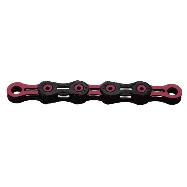 KMC DLC11 Waxed ķēde | 11-speed | Black - Pink