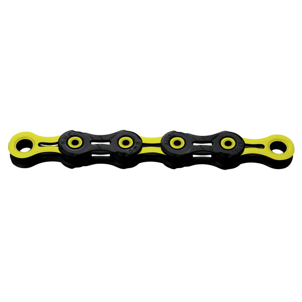 KMC DLC11 Waxed ķēde | 11-speed | Black - Yellow