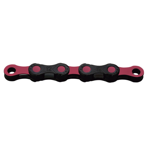 KMC X12 DLC ķēde | 12-speed| Black - Pink