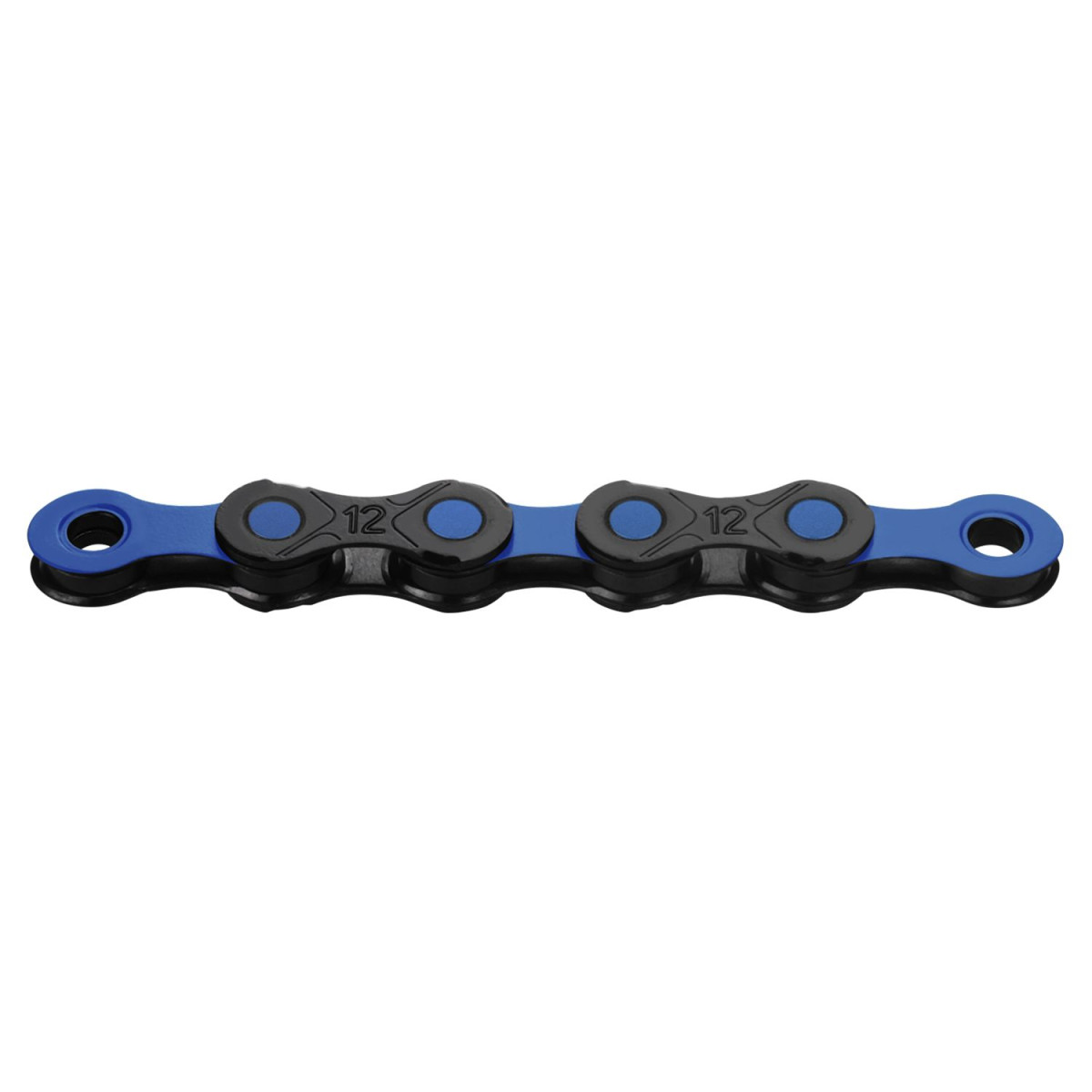 KMC DLC12 Waxed ķēde | 12-speed | Black - Blue