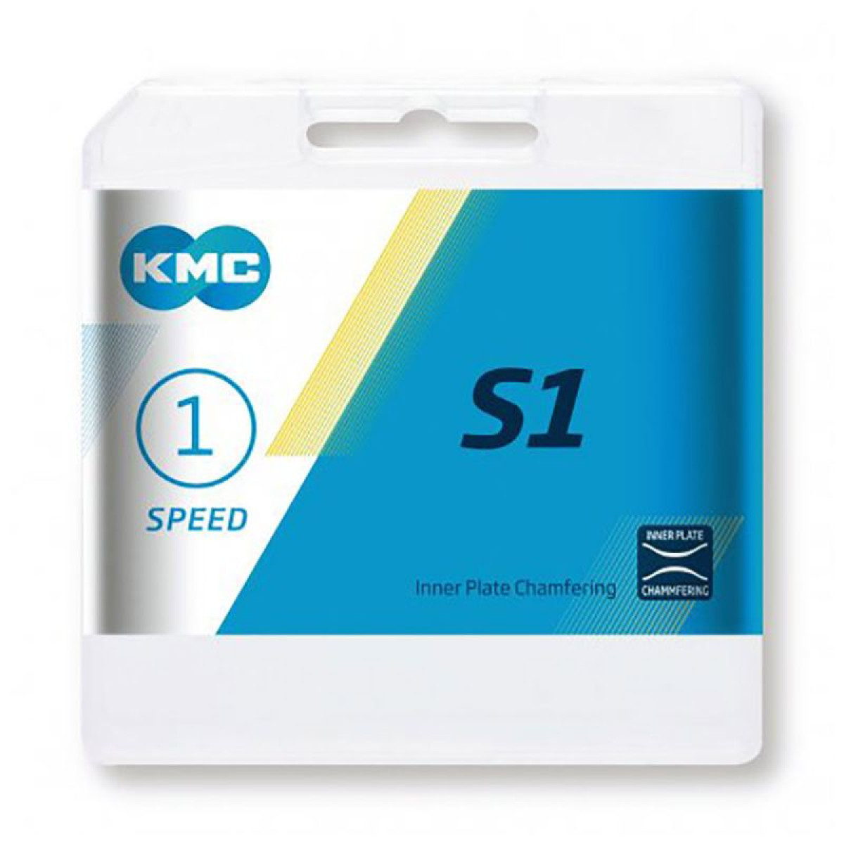 KMC S1 Wide ķēde | 1 ātrums | Brūna