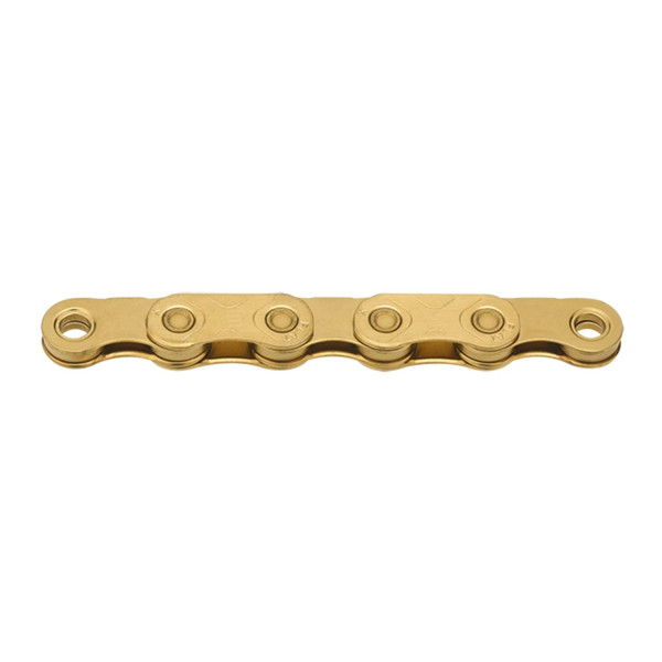 KMC X Flat Ti-N Waxed ķēde | 12/13-speed | Gold