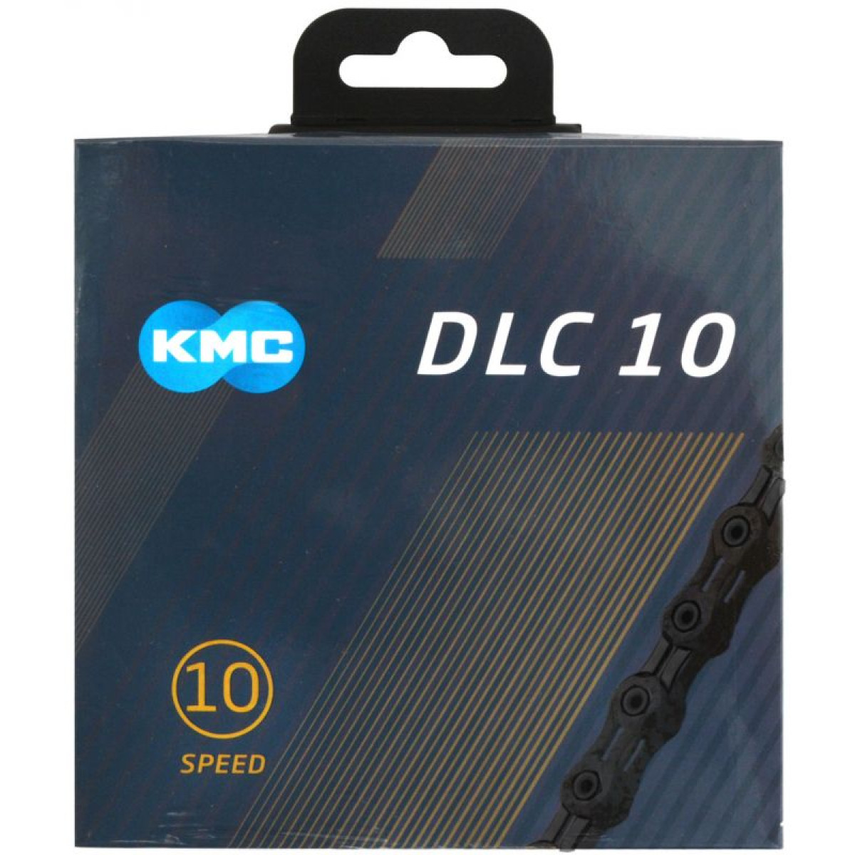 KMC DLC10 ķēde | 10 ātrumu | Melna