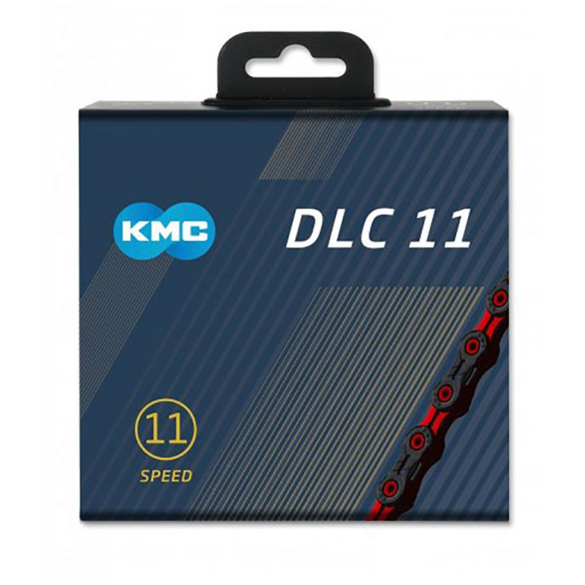 KMC DLC11 ķēde | 11 ātrumu | Melna - rozā krāsa