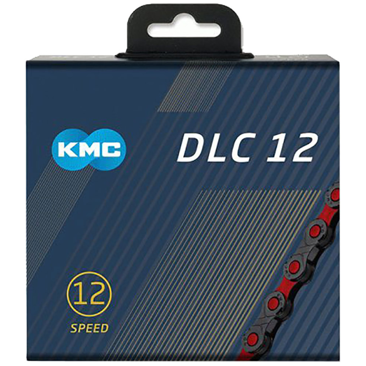 KMC X12 DLC ķēde | 12 ātrumu | Melni-arkana 