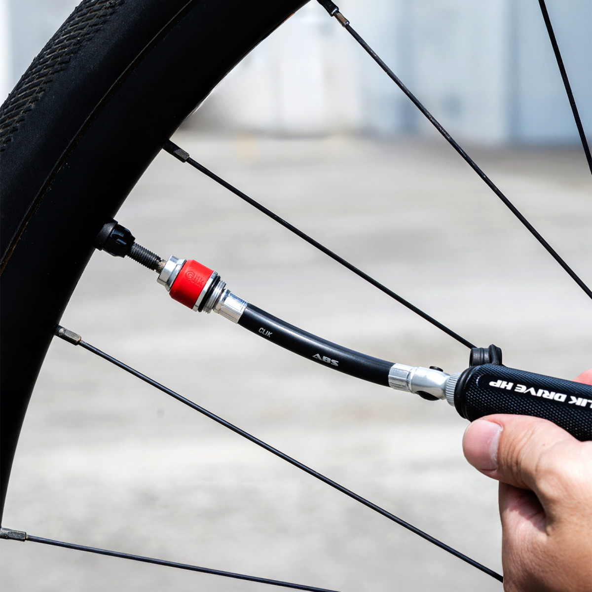 Lezyne ABS Flex šļūtene ar CLIK uzgali