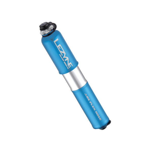 Lezyne Alloy Drive mazais mini pumpis | Spīdīgi zils