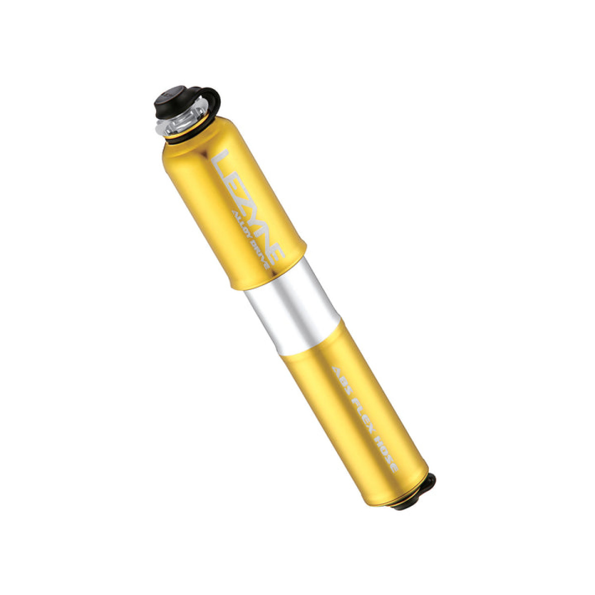 Lezyne Alloy Drive mazais minipumpis | Spīdīgi zelta krāsā
