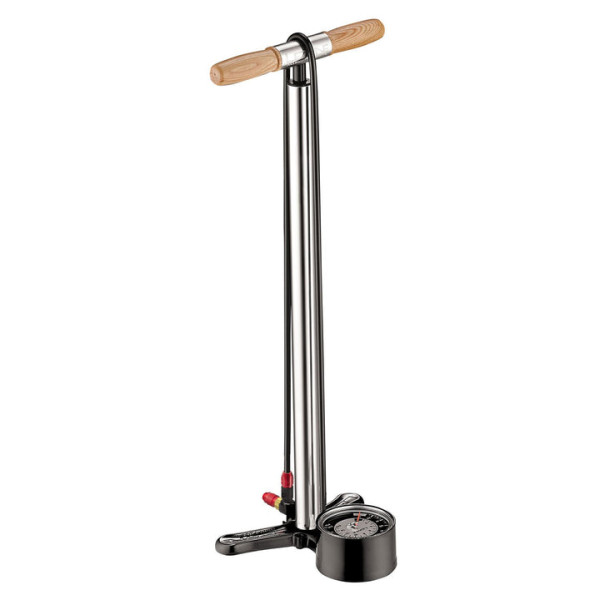 Lezyne Alloy Floor Drive 3.5 grīdas pumpis | Gloss Silver