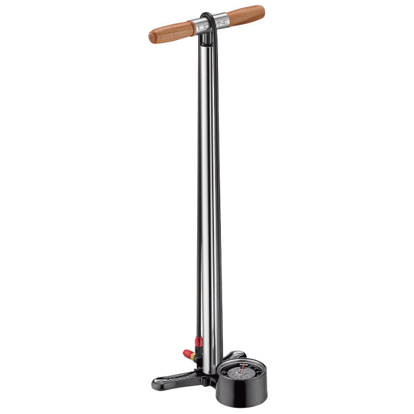 Lezyne Alloy Floor Drive 3.5 Tall grīdas pumpis | Gloss Silver