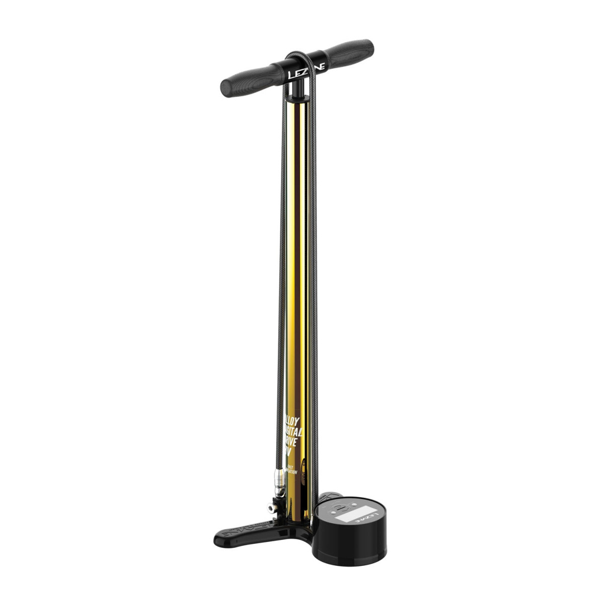 Lezyne Alloy HV Digital Drive 3.5 grīdas pumpis | 18K Gold