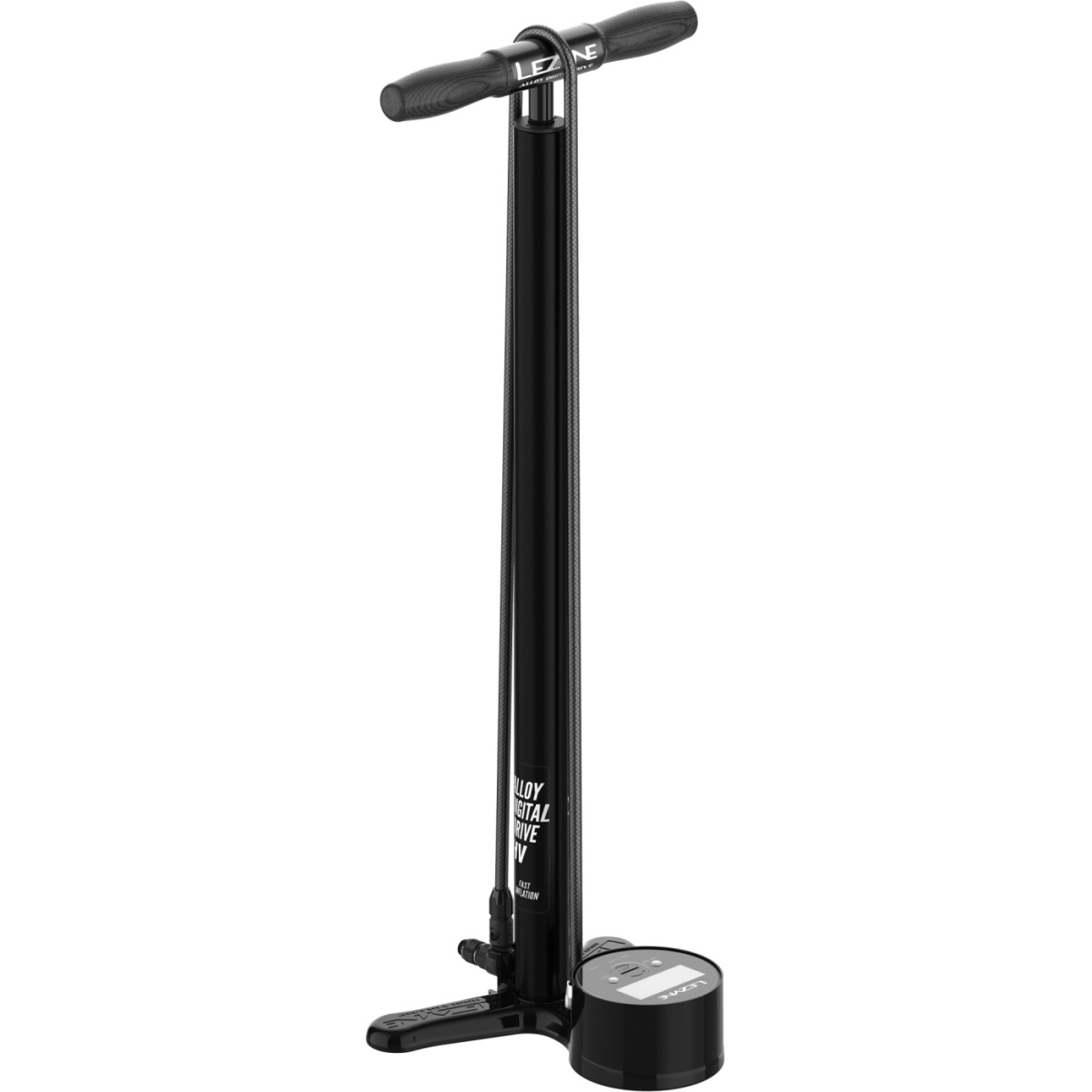 Lezyne Alloy HV Digital Drive 3.5 grīdas pumpis | Black