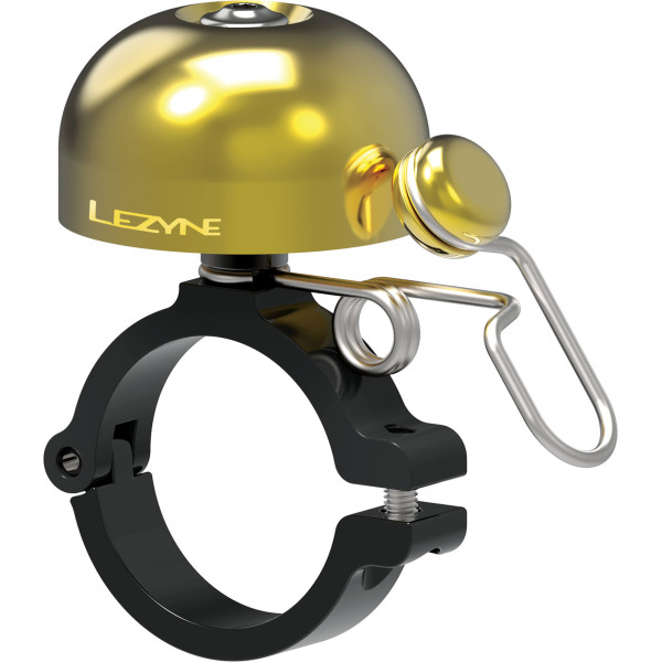 Lezyne Classic Brass HM velosipēdu zvans | Melns - Misiņš