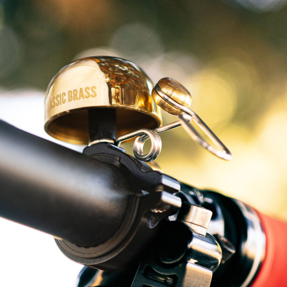 Lezyne Classic Brass HM velosipēdu zvans | Melns - Misiņš