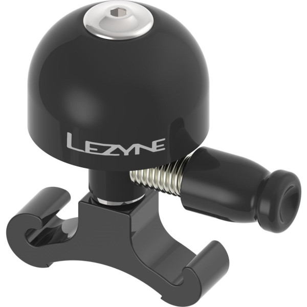 Lezyne Classic Brass mazais velosipēda zvans | Viss melns
