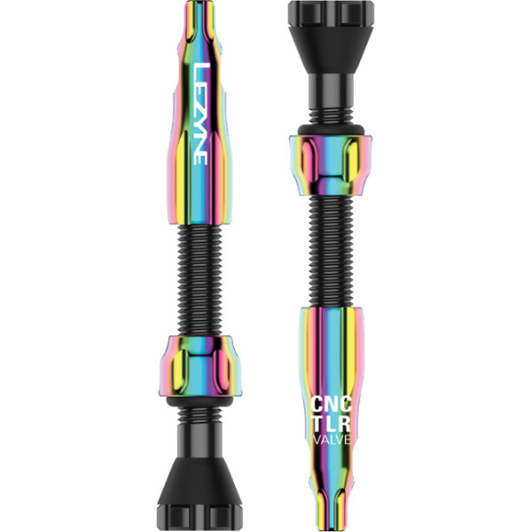 Lezyne CNC TLR bezkameru ventiļu komplekts 44 mm | Neo Metallic
