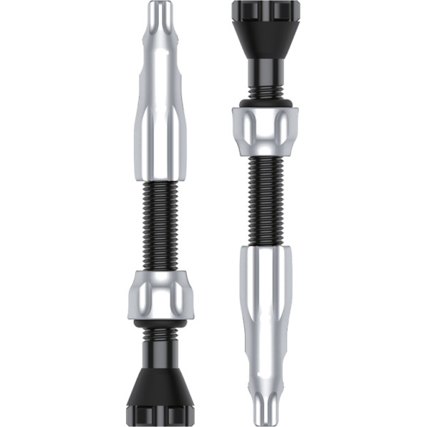 Lezyne CNC TLR bezkameru ventiļu komplekts 44 mm | Sudrabs
