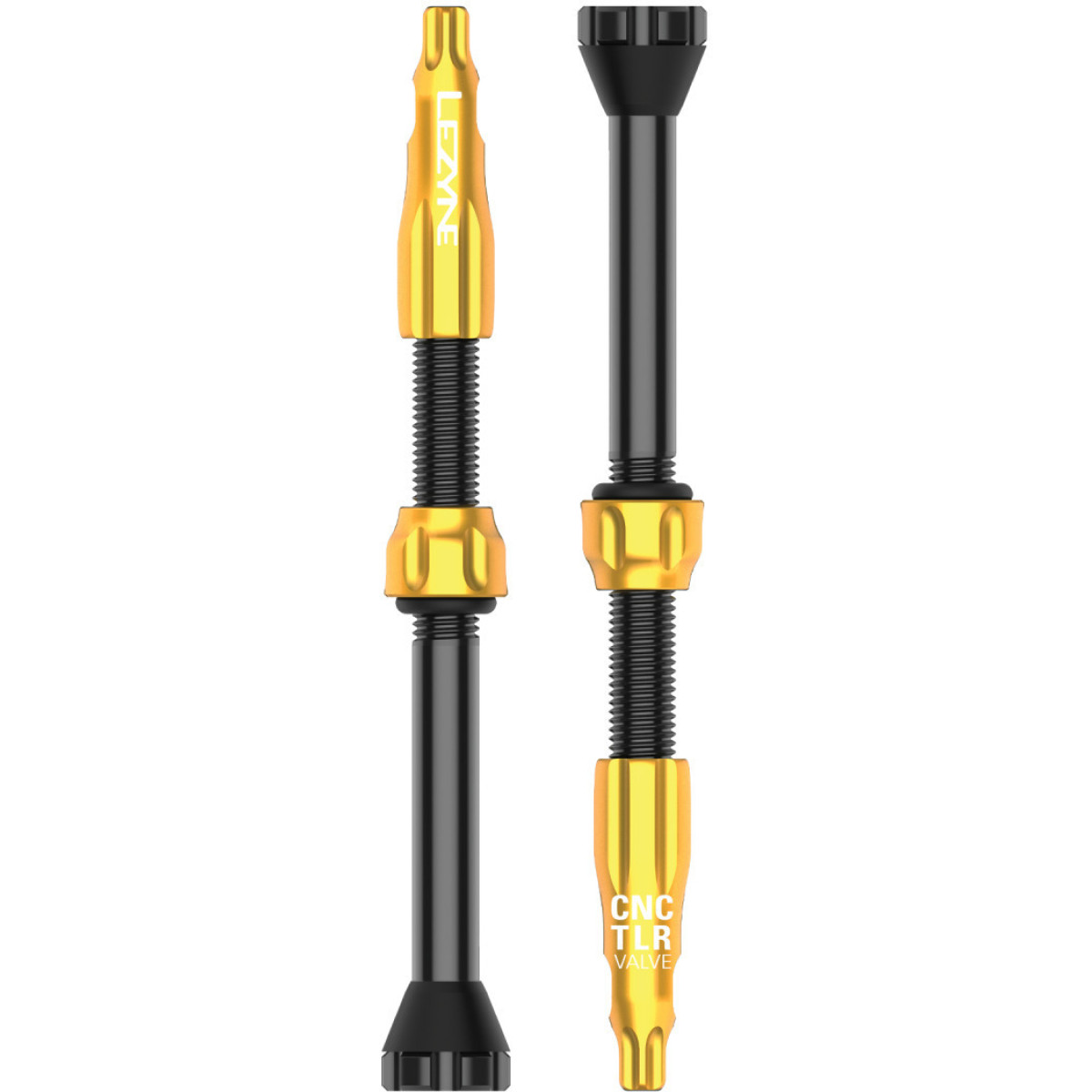 Lezyne CNC TLR bezkameru ventiļu komplekts 60 mm | Zelts