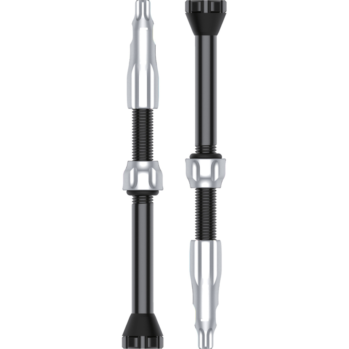 Lezyne CNC TLR bezkameru ventiļu komplekts 60 mm | Sudrabs