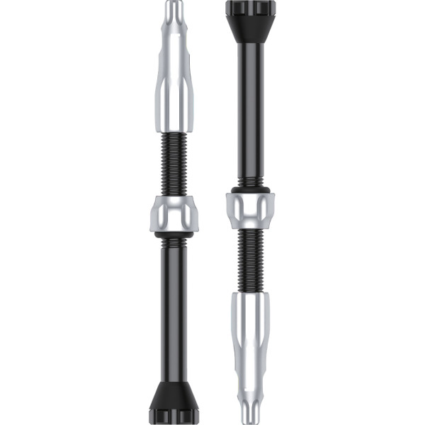 Lezyne CNC TLR bezkameru ventiļu komplekts 60 mm | Sudrabs