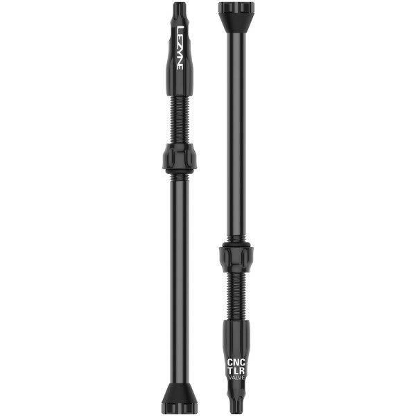 Lezyne CNC TLR bezkameru ventiļu komplekts 80 mm | Melns